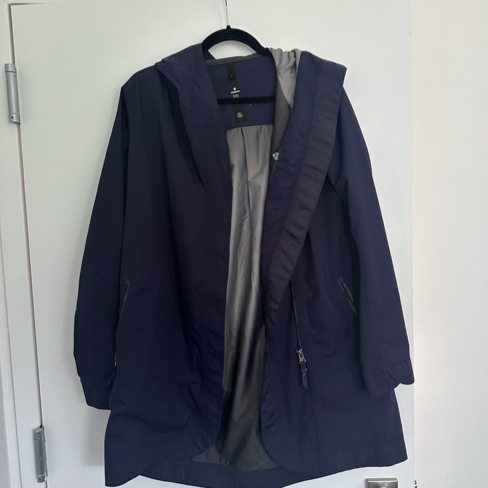 Lululemon Athletica Navy Raincoat